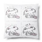 itsuto-こねこしょうしょうめんへらの「しきさん４こ」 Cushion