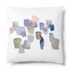 c5watercolorの水彩ペイント・くすみ系ニュアンスカラー Cushion