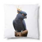 urimasuのテリクロオウム（Glossy black-cockatoo） Cushion