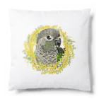 mariechan_koboの038 ウロコインコノーマル ミモザのリース Cushion