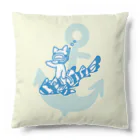 ari designのネコザメとネコの海遊び Cushion