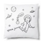 ひよこ工房の宇宙と猫 Cushion