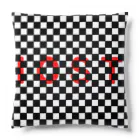 IOST_Supporter_CharityのIOSTバーサスデザイン②(市松) Cushion