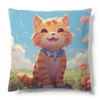 ネオン街/Neon Streetの魔法猫TIYCHA Cushion