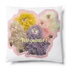 ネコミシン・ニードルワーク(Nekomisin needlework)のイエティ・クインテット Cushion