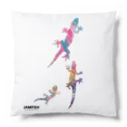 jamfish_goodiesのCOLORトカゲFAMILY Cushion