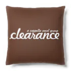 clearance official shopのclearance オフィシャルロゴ グッズ クッション