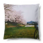 いちごムースの花曇り さくら並木 Cushion