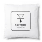 【公式】C.H.P COFFEEオリジナルグッズの『C.H.P COFFEE』ロゴ_01 クッション