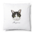 みきぞーん｜保護猫 ミッキー画伯と肉球とおともだちのmizore kento Cushion