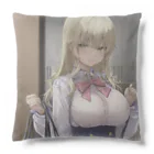 kaz-uのデザインイラストの隣のクラスの天使ちゃん Cushion