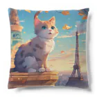 Cute-Animalsの【パリ旅行】ねこくん Cushion