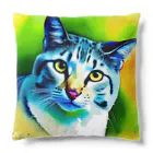スピりある【ステッカー、スマホケース、キーホルダー】のfu-sui猫 Cushion