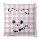 merongのわんこA♡ギンガム Cushion