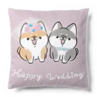 ほんわかしばいぬのほんわかしばいぬ(ウェディング) Cushion