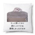 munteaの外食したかった ゆきねこ クッション