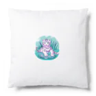 いつもおおきに！たけじいちゃんのWhite Tiger Baby Sigi Cushion