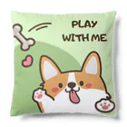 ロイ@イラストレーターHEXANFT販売美麗イラスト描きますのPLAY WITH ME Cushion