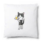 The Cat who.... suzuriのバドキャット Cushion