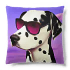 miekoriのsunglasses dog Cushion