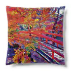 GALLERY misutawoの伊香保 河鹿橋の紅葉 Cushion