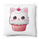 Vasetti_pressのカップケーキの猫ちゃん Cushion