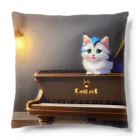 kitten pianistの子猫ピアニスト-2 Cushion