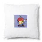 satomatoのイラストのギターを弾くトマトくん Cushion