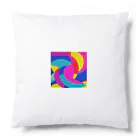 おしゃれなシティグッズの色鮮やかおしゃれアート Cushion