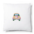 猫、かわいい系ショップの車の猫 Cushion