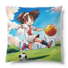 八雲のサッカーガール Cushion