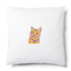 ネコフスキの鮮やかな凛々しい猫さんのイラストグッズ Cushion