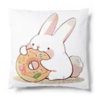 🌸hanausa🐰のうさぎとドーナツ２ Cushion