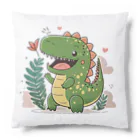 mumusの恐竜のイラストグッズ Cushion