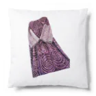 KeishopCreations - 日本の美をあなたにのハンドメイドリメイク着物紫 Cushion