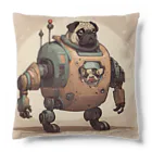 PUGおやじのロボパグ出動 Cushion