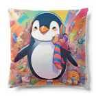 aki7sの笑顔のペンギン Cushion