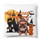 furebuhi　clubのハロウィン★フレンチブルドッグ Cushion