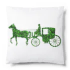 mumusの馬車　green Cushion