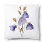 Atelier Petrichor Forestのキキョウ Chinese bellflower Cushion