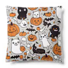 猫猫猫のハロウィン　猫　かぼちゃ Cushion