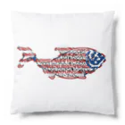 mumusの魚　Flag of the United States Cushion