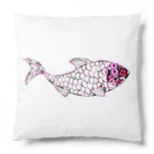 mumusの魚　rose Cushion