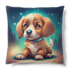 春乃遊羽アイディアイラストショップの可愛い犬のイラスト Cushion