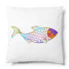 mumusの魚　jigsaw pals Cushion