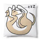 Cute mascot dogsのSleeping Italian Greyhound Cushion