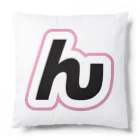 npanpaのんぱんぱ　「ん」クッション (片面一文字 ・黒ver2) Cushion