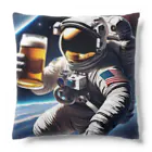 宇宙開発デザイン科の酒飲みアストロノーツ Cushion