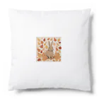 mojaの紅葉とうさぎ🐰 Cushion