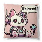 18ban's shopのリラックスするサイバーパンクな猫 Cushion